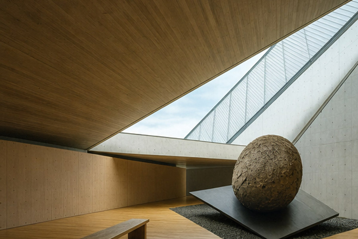 秋田県立美術館の旅程検討を補う生成AIイメージ画像 1。実際の景観・施設外観ではありません。