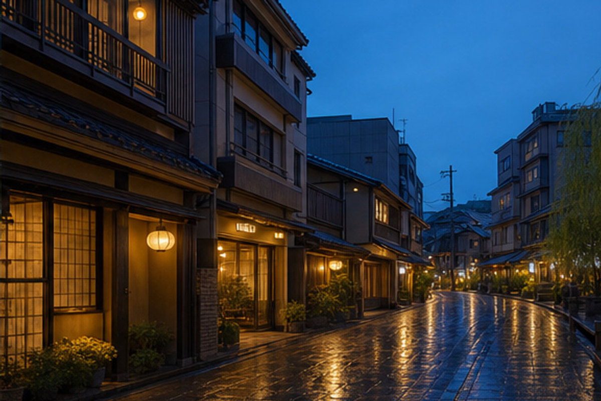 あわら温泉の旅程検討を補う生成AIイメージ画像 1。実際の景観・施設外観ではありません。