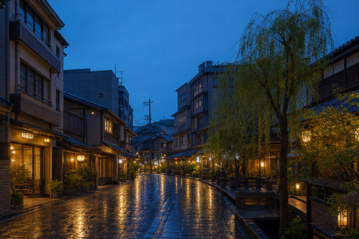 あわら温泉の旅程検討を補う生成AIイメージ画像 2。実際の景観・施設外観ではありません。