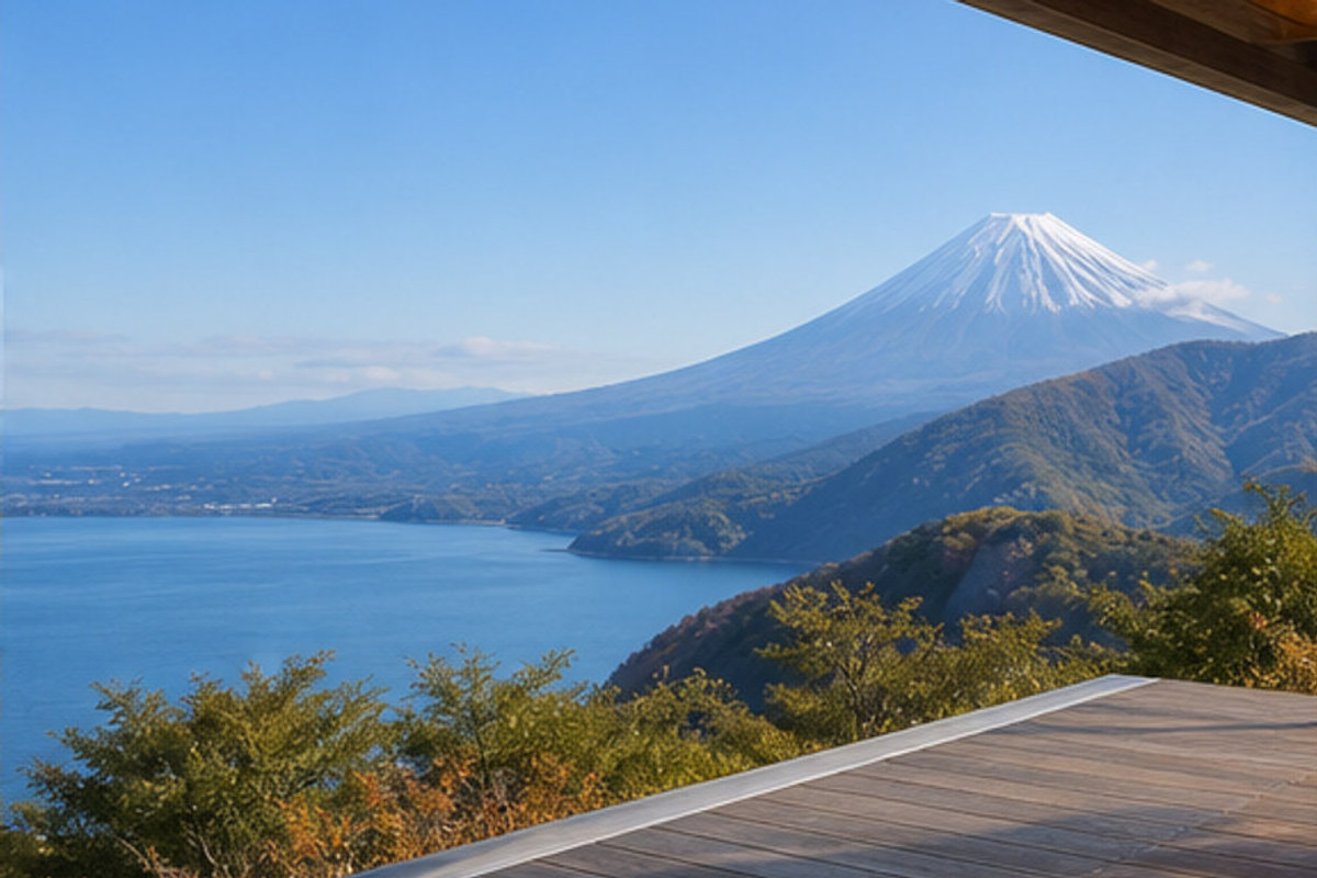 伊豆パノラマパークの旅程検討を補う生成AIイメージ画像 1。実際の景観・施設外観ではありません。