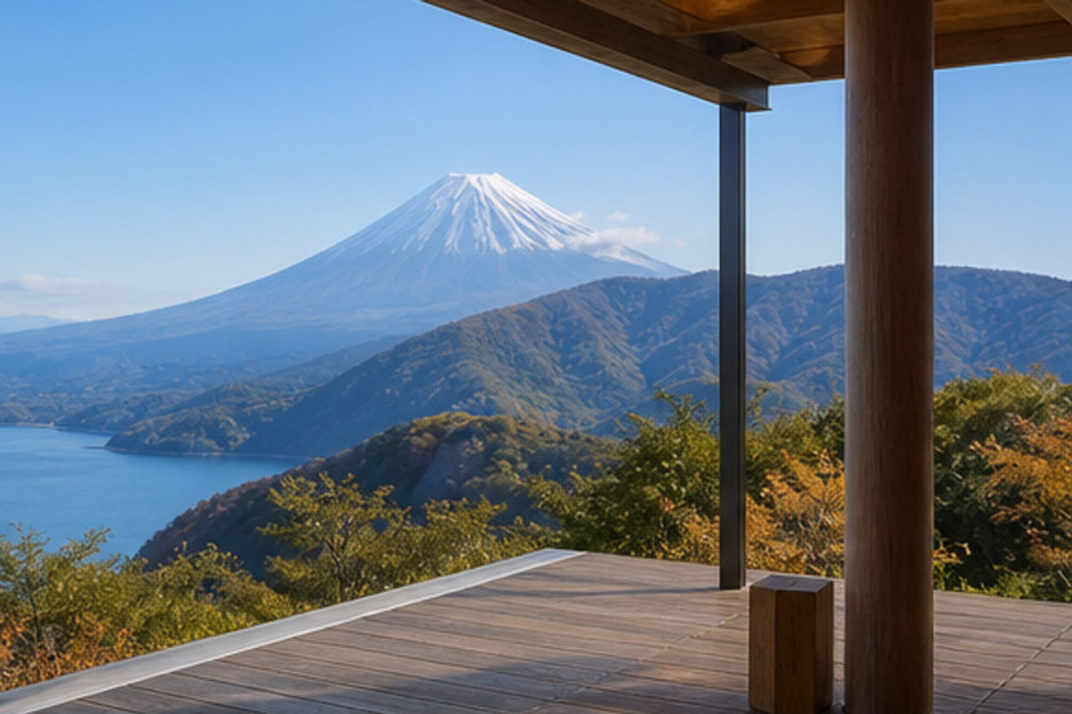 伊豆パノラマパークの旅程検討を補う生成AIイメージ画像 2。実際の景観・施設外観ではありません。