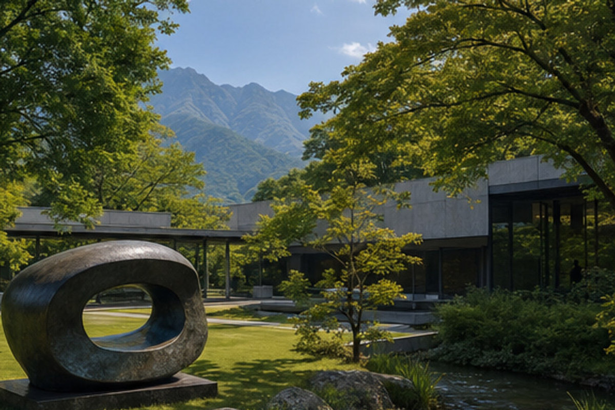 山梨県立美術館の旅程検討を補う生成AIイメージ画像 2。実際の景観・施設外観ではありません。