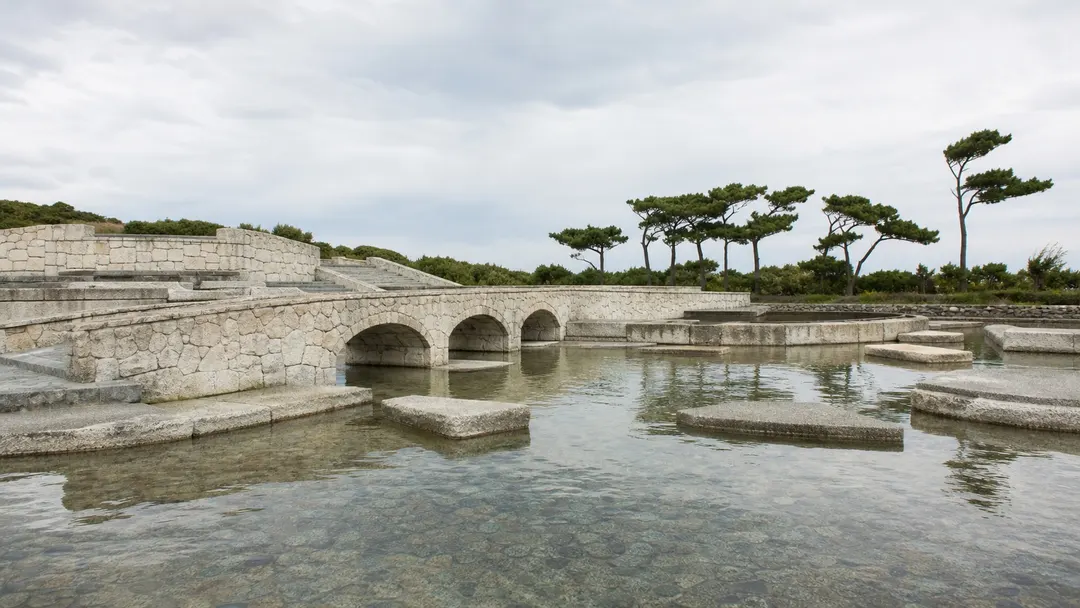 新島親水公園の旅程検討を補う生成AIイメージ画像 2。実際の景観・施設外観ではありません。
