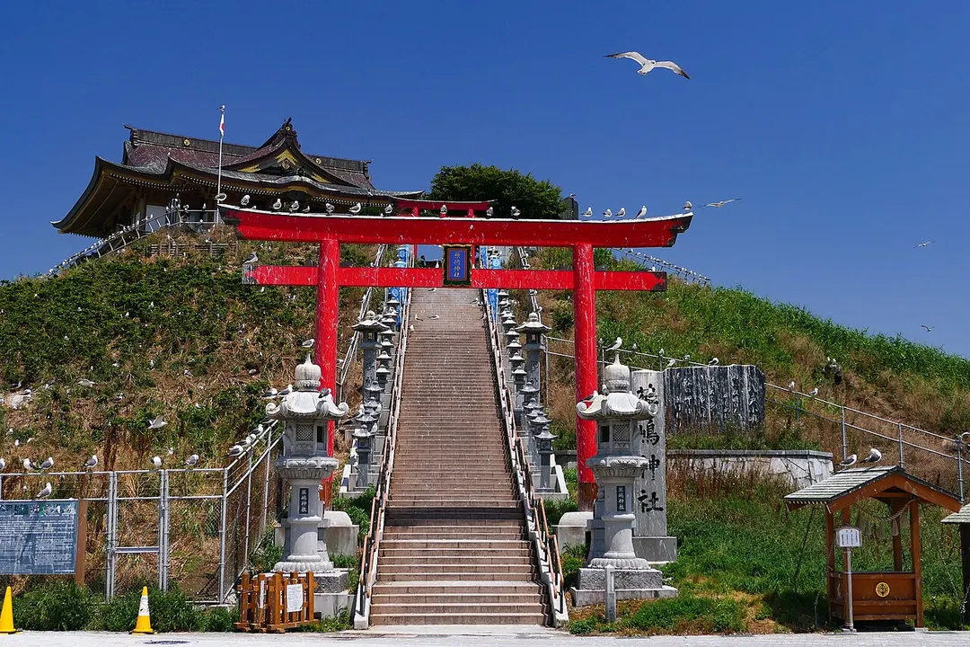 蕪嶋神社の別アングルを確認できる実写写真 2