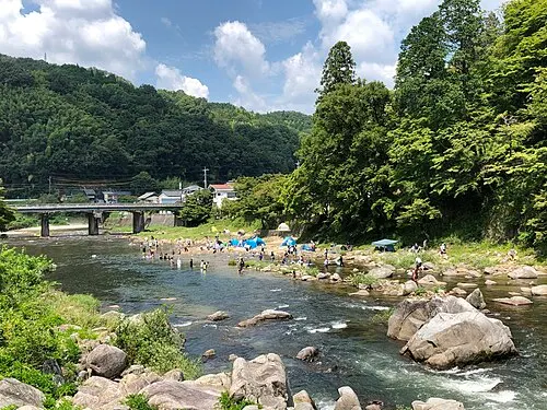 香嵐渓の別アングルを確認できる実写写真 2