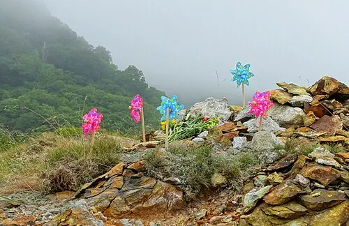 恐山菩提寺の別アングルを確認できる実写写真 1