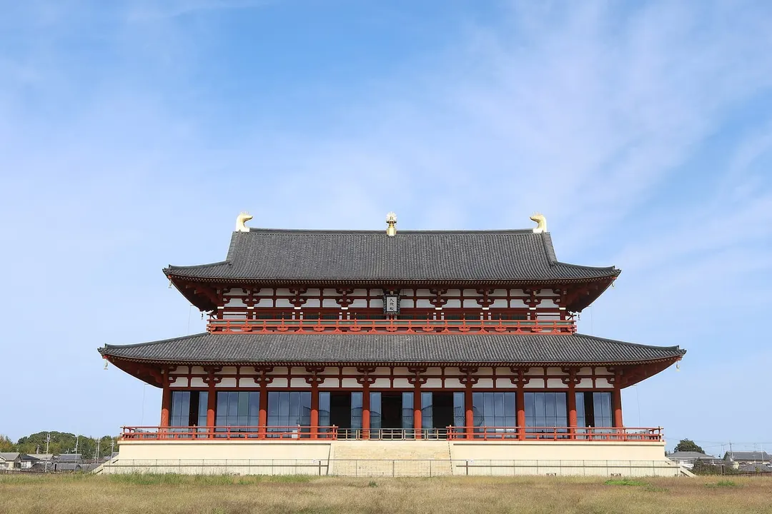 平城宮跡歴史公園の実写写真。訪問前のイメージ確認用。