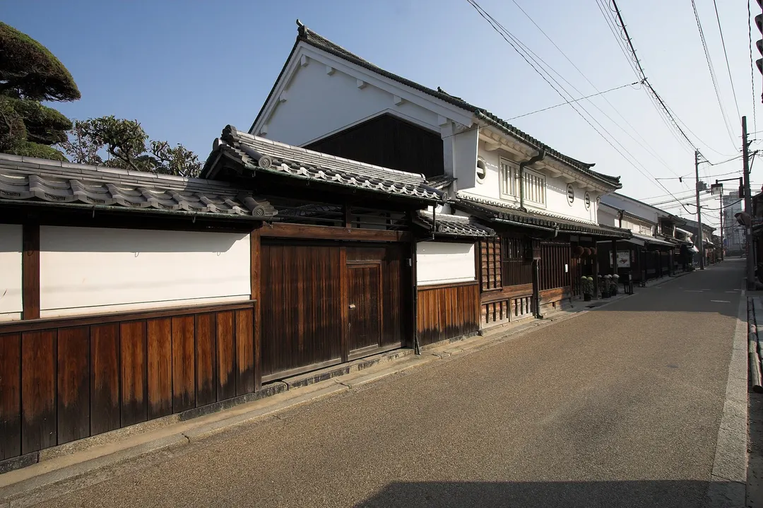 今井町の町並みの実写写真。訪問前のイメージ確認用。