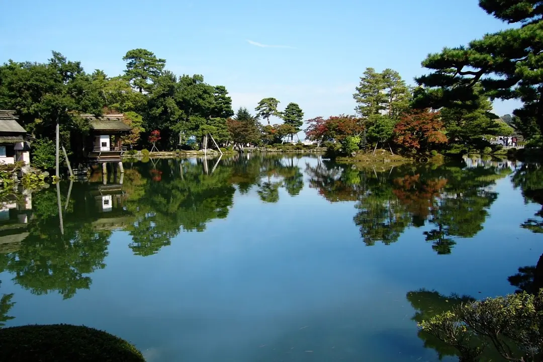 兼六園の実写写真。訪問前のイメージ確認用。