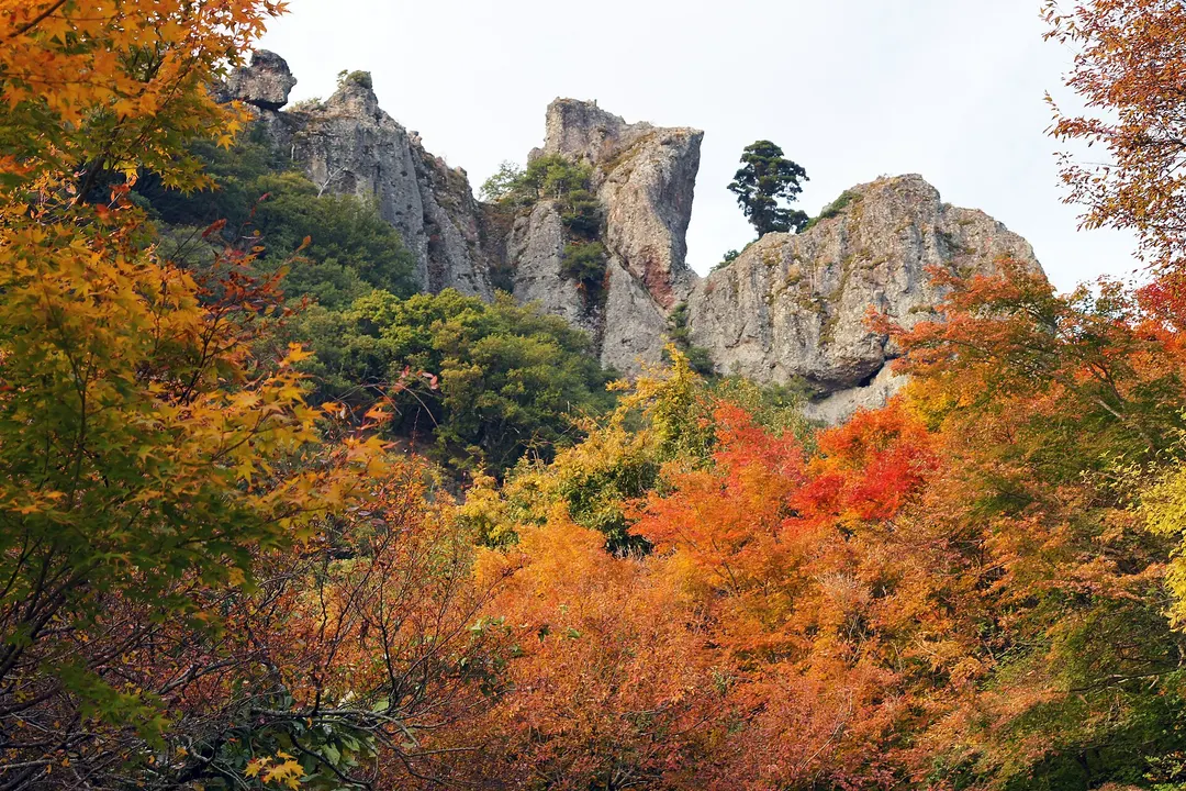 小豆島 寒霞渓の実写写真。訪問前のイメージ確認用。