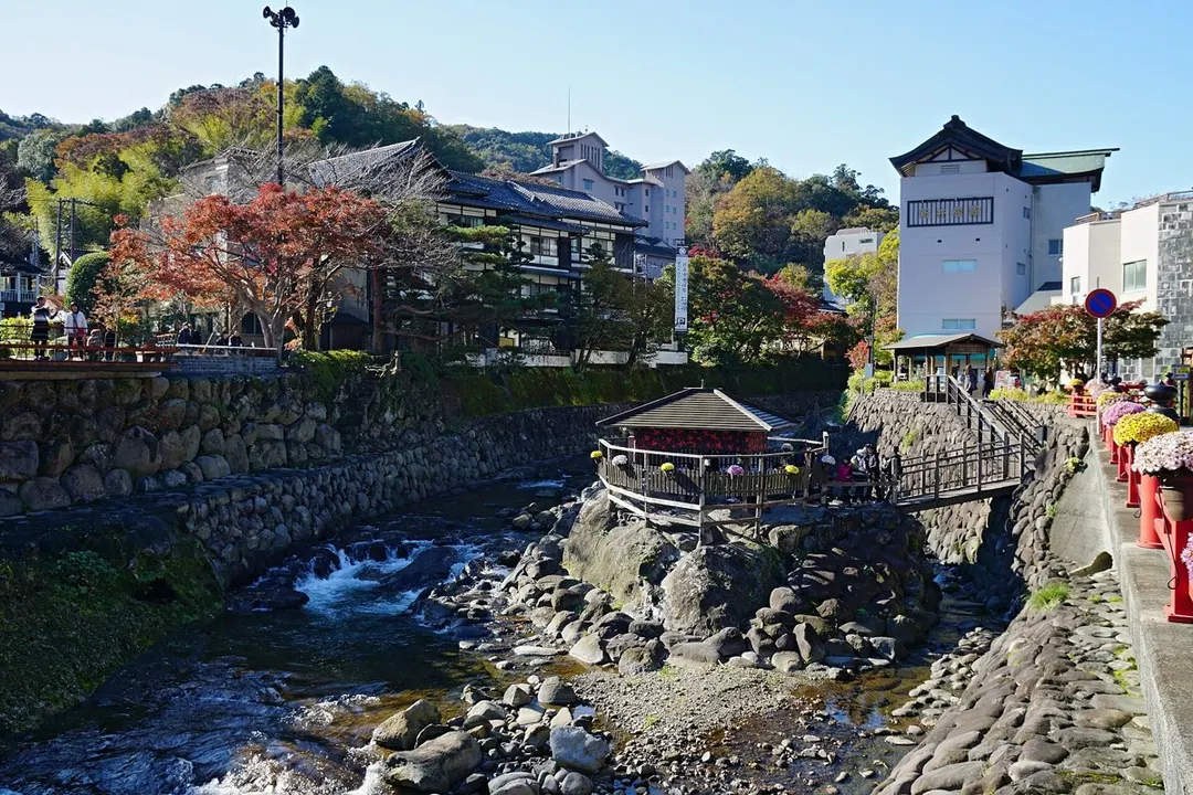 修善寺温泉の実写写真。訪問前のイメージ確認用。