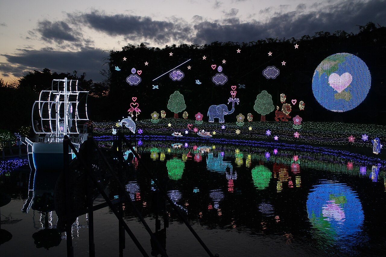 あしかがフラワーパークの別アングルを確認できる実写写真 1