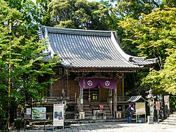 竹林寺の別アングルを確認できる実写写真 1