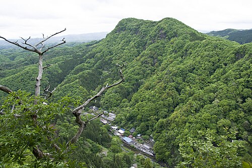 袋田の滝の別アングルを確認できる実写写真 2