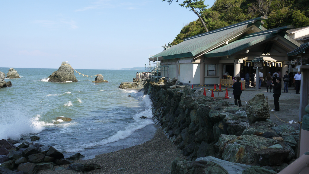 二見興玉神社・夫婦岩の別アングルを確認できる実写写真 2