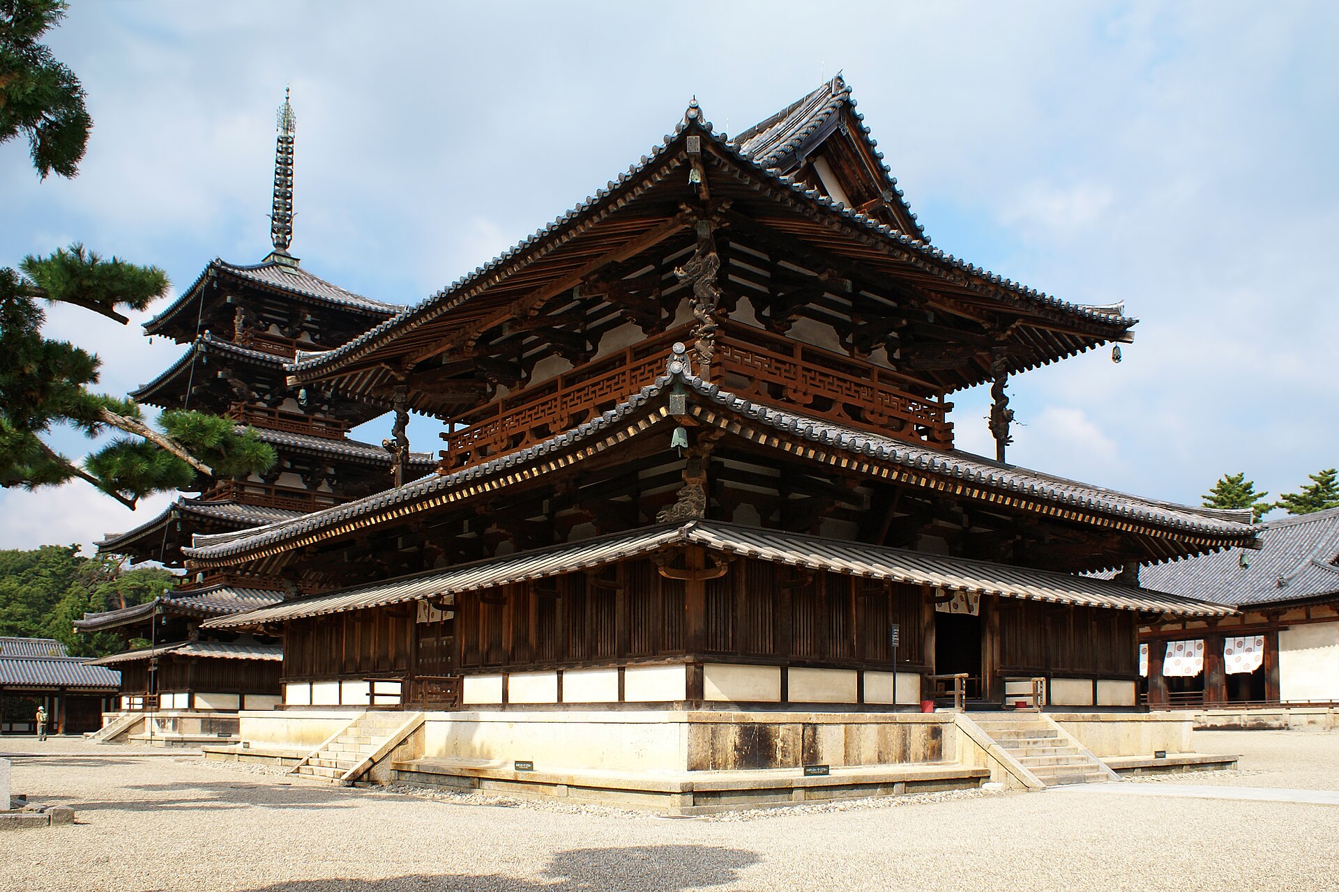 法隆寺の補助画像として使う実写写真 2