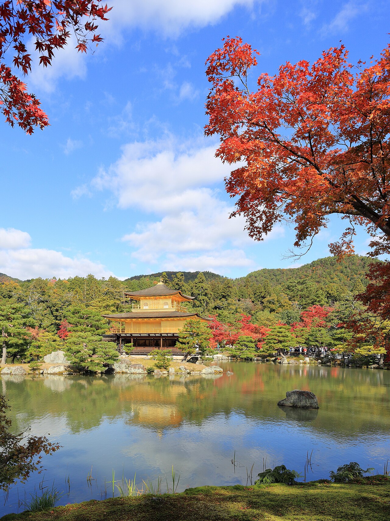 鹿苑寺（金閣寺）の別アングルを確認できる実写写真 1