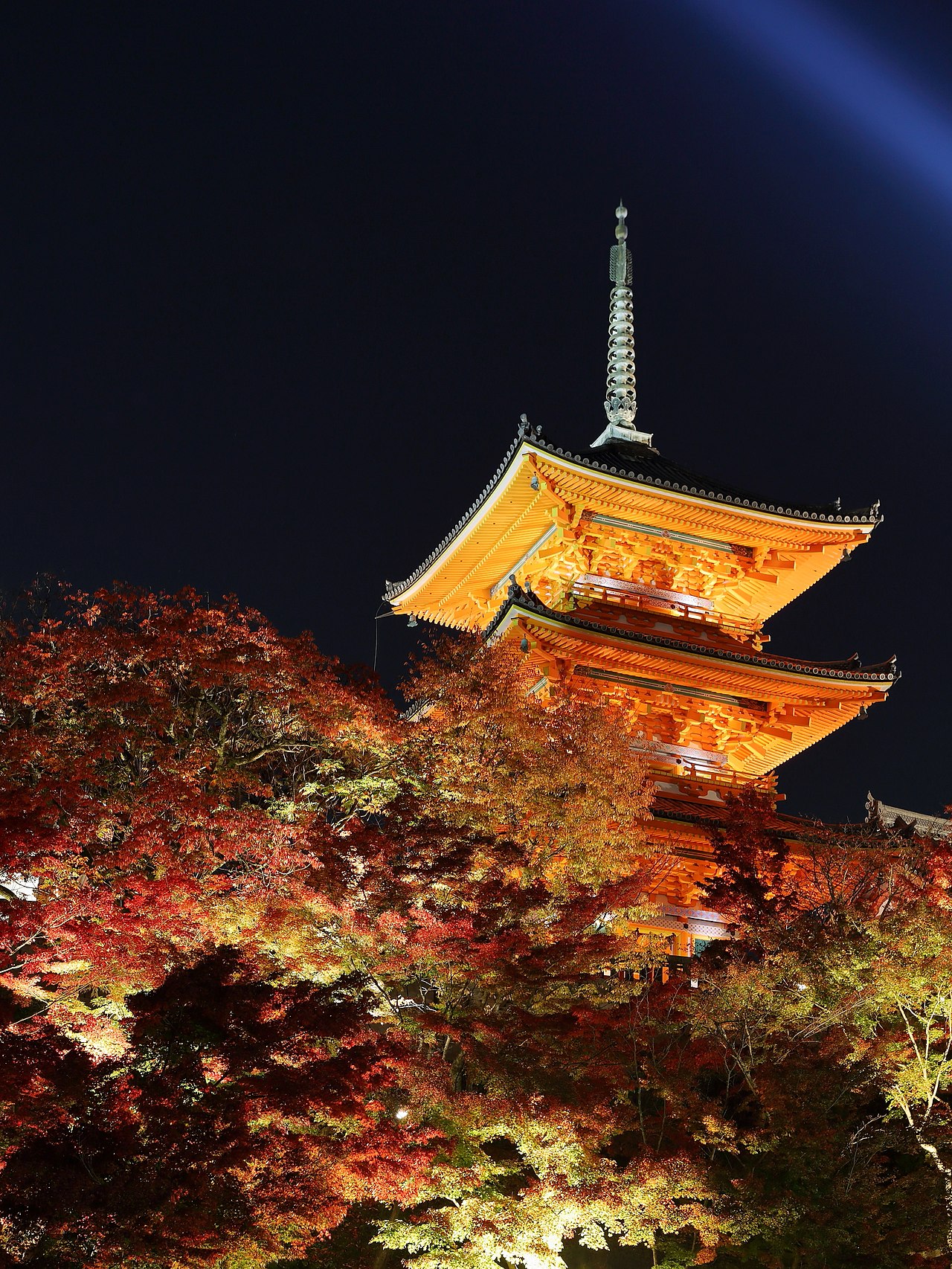 清水寺の別アングルを確認できる実写写真 1