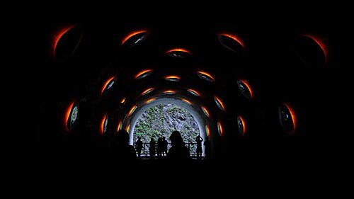 清津峡渓谷トンネルの別アングルを確認できる実写写真 2