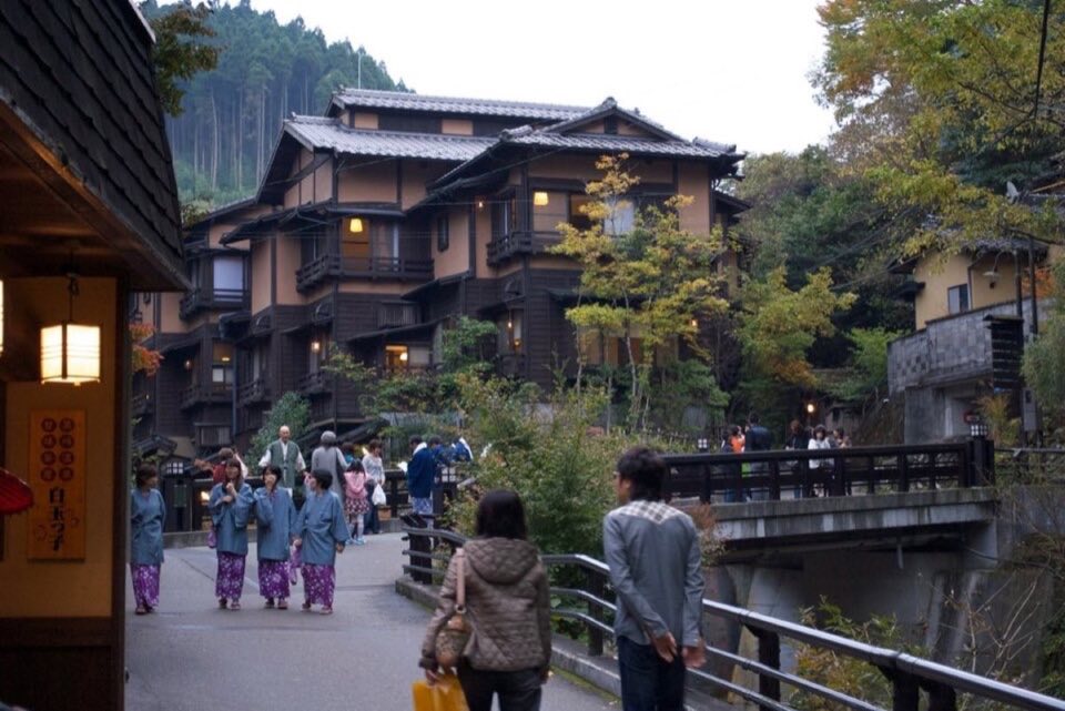 黒川温泉の別アングルを確認できる実写写真 1