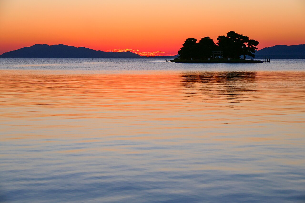 宍道湖の別アングルを確認できる実写写真 1