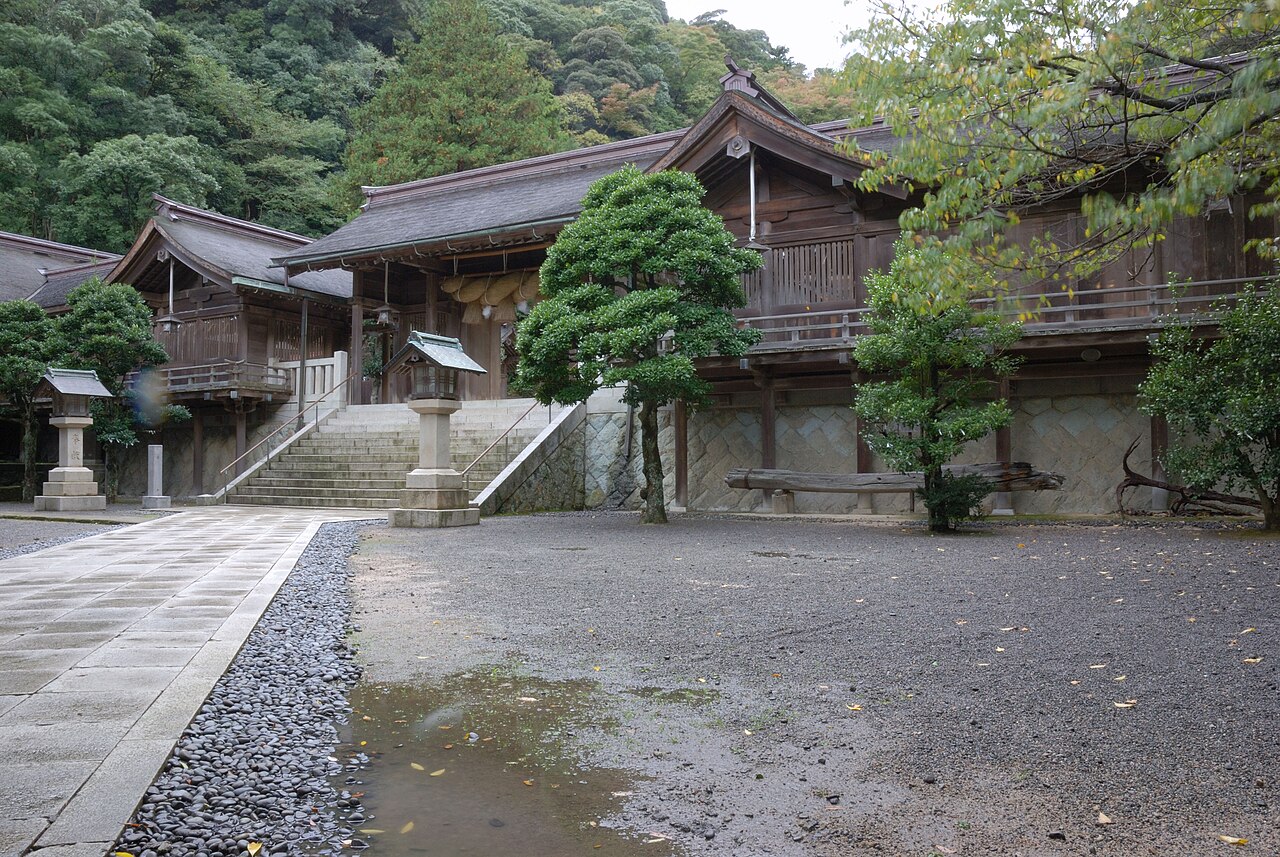 美保神社の別アングルを確認できる実写写真 1
