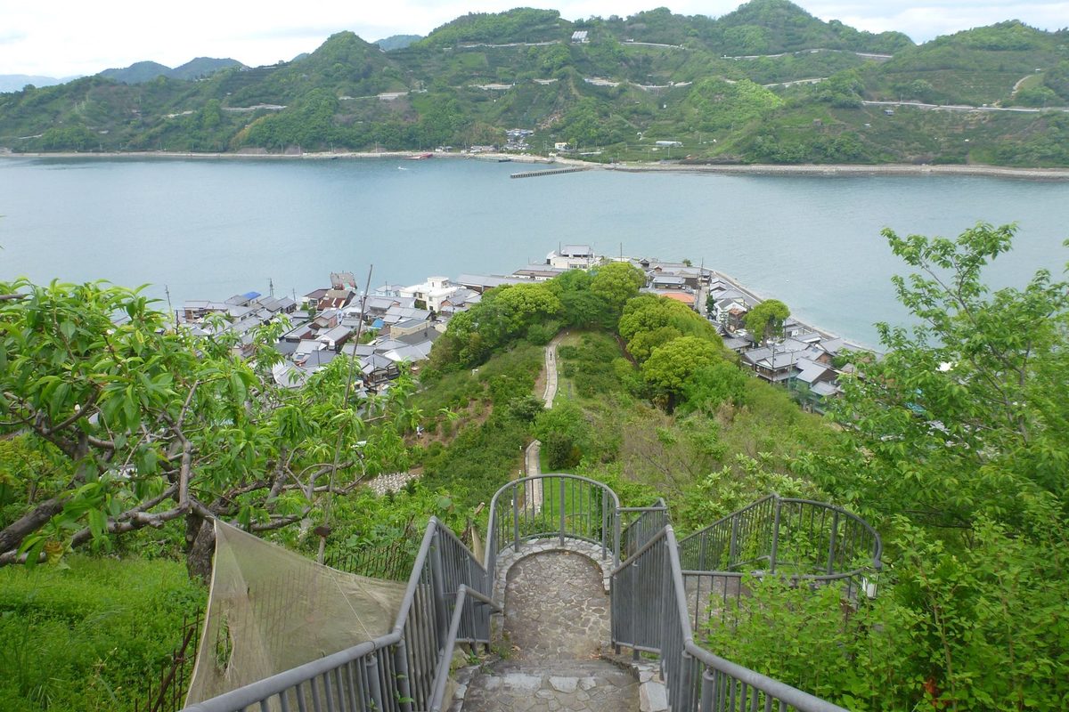 御手洗町並み保存地区の表示用にトリミングした実写写真 1