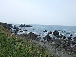 入道崎の別アングルを確認できる実写写真 2