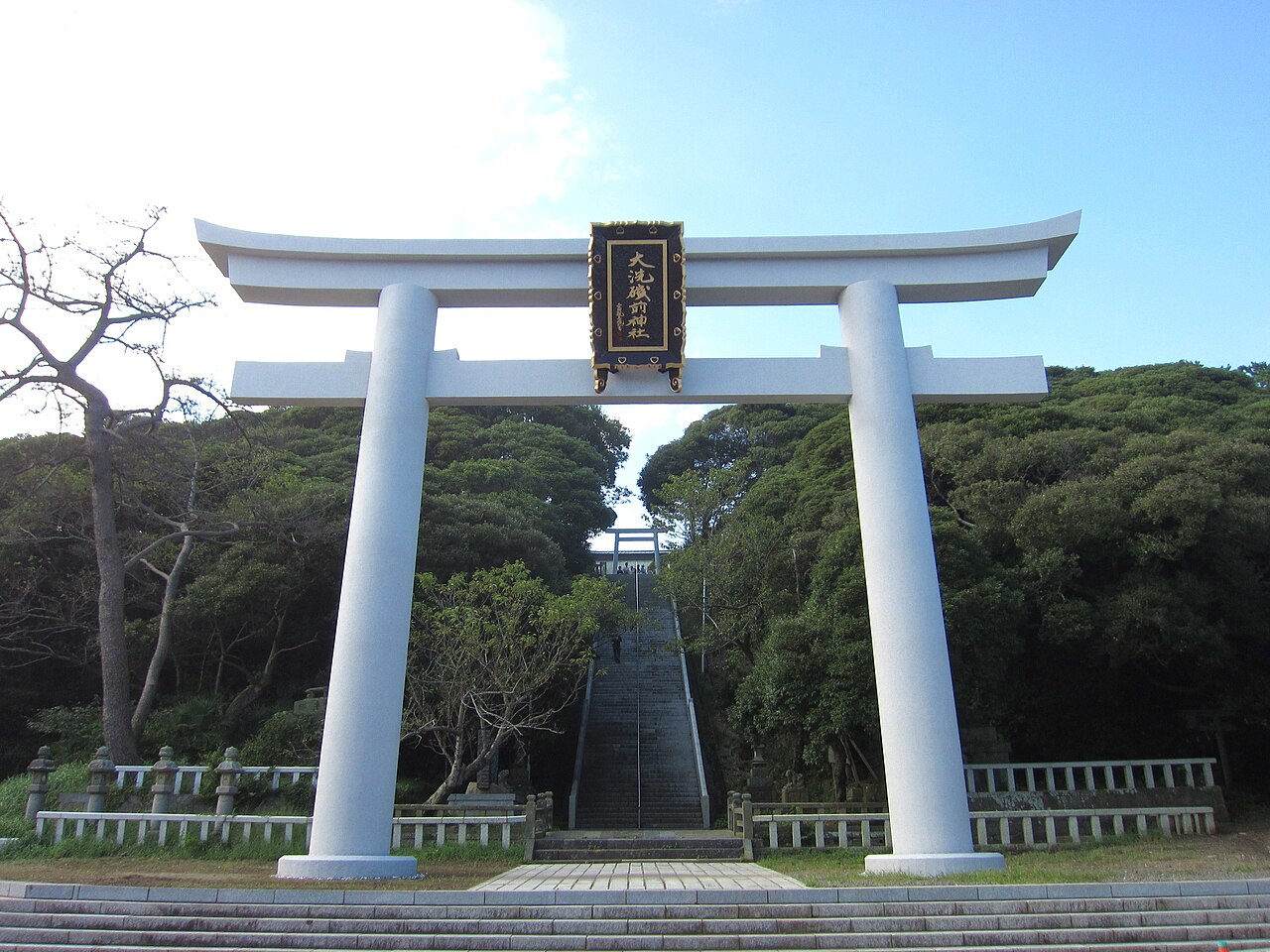 大洗磯前神社の別アングルを確認できる実写写真 2