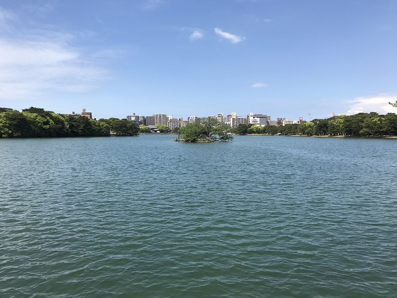 大濠公園の別アングルを確認できる実写写真 2