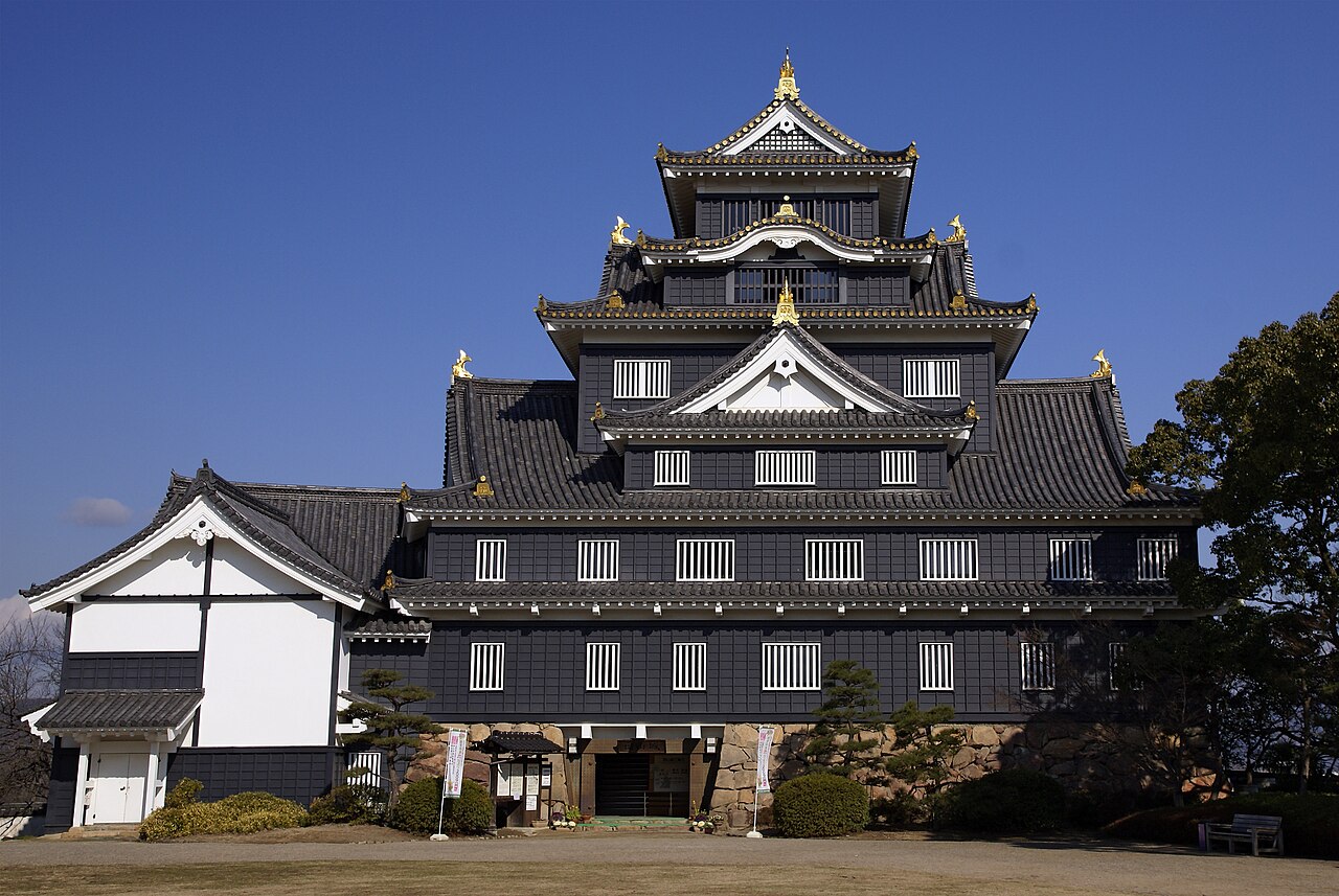 岡山城の別アングルを確認できる実写写真 1