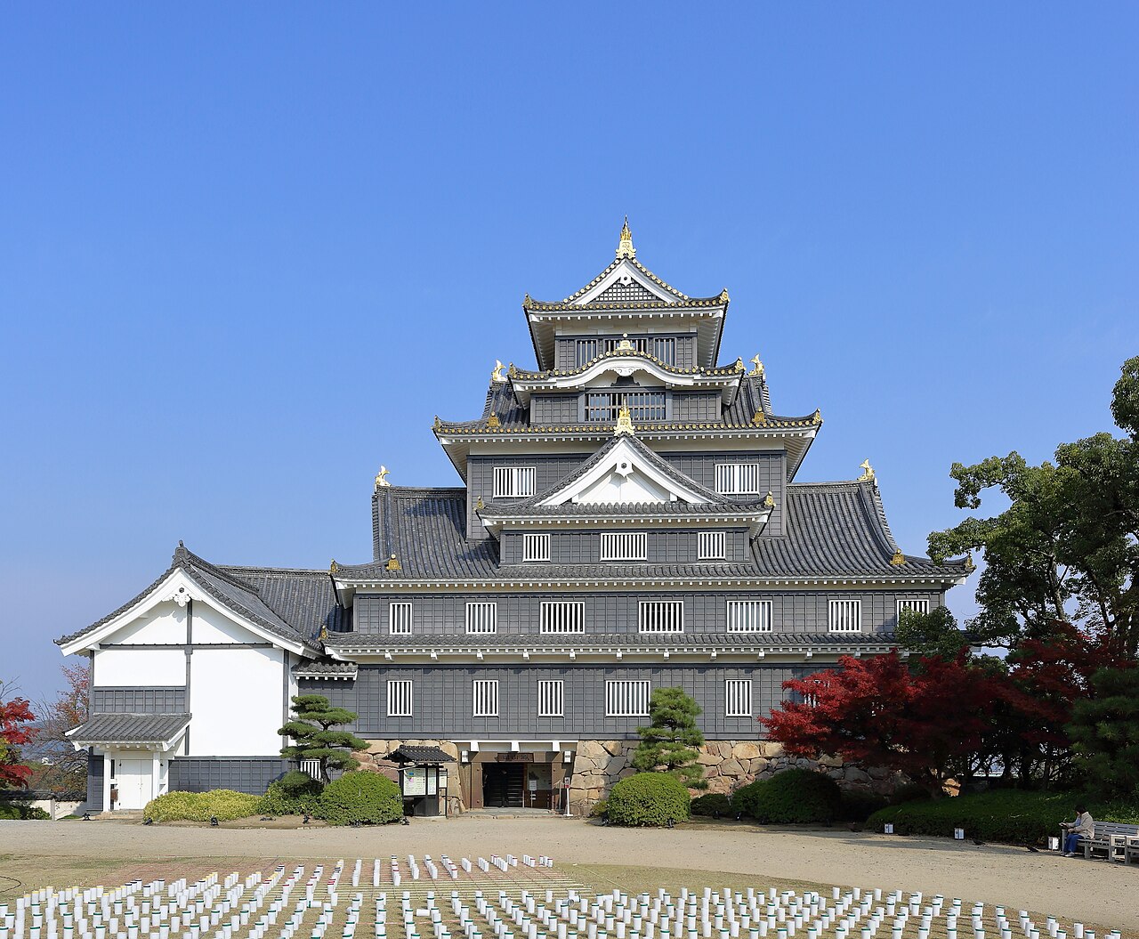 岡山城の別アングルを確認できる実写写真 2
