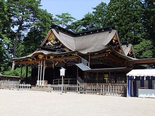 大崎八幡宮の別アングルを確認できる実写写真 2