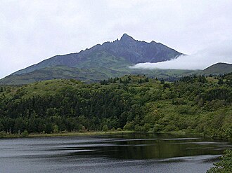 利尻山（利尻富士）の別アングルを確認できる実写写真 1
