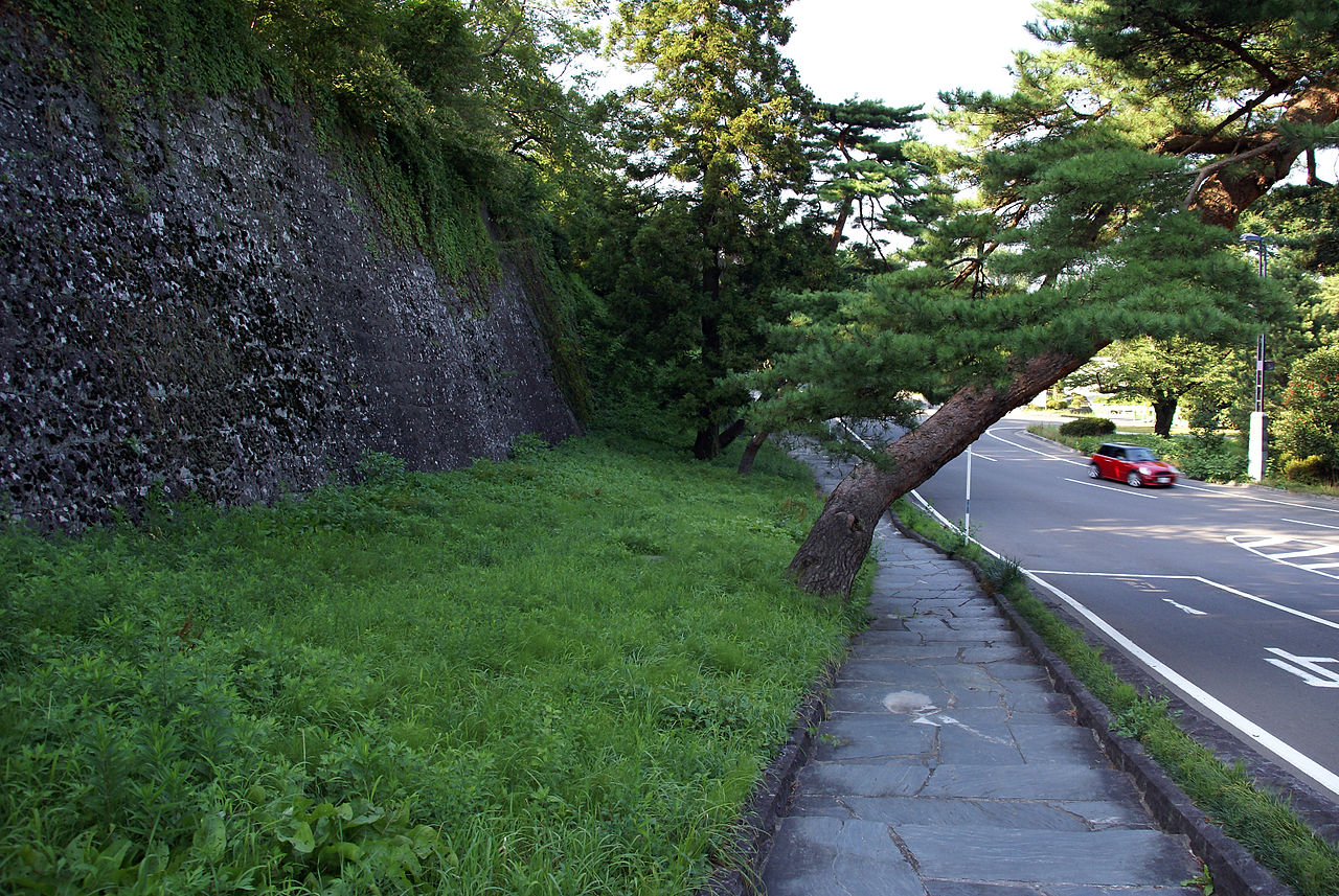 仙台城跡の別アングルを確認できる実写写真 1