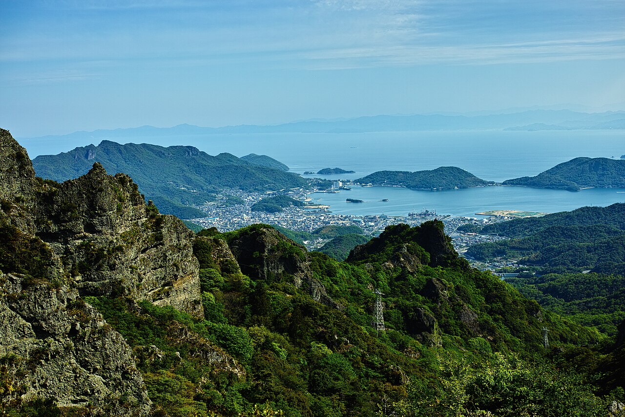 小豆島 寒霞渓の別アングルを確認できる実写写真 2
