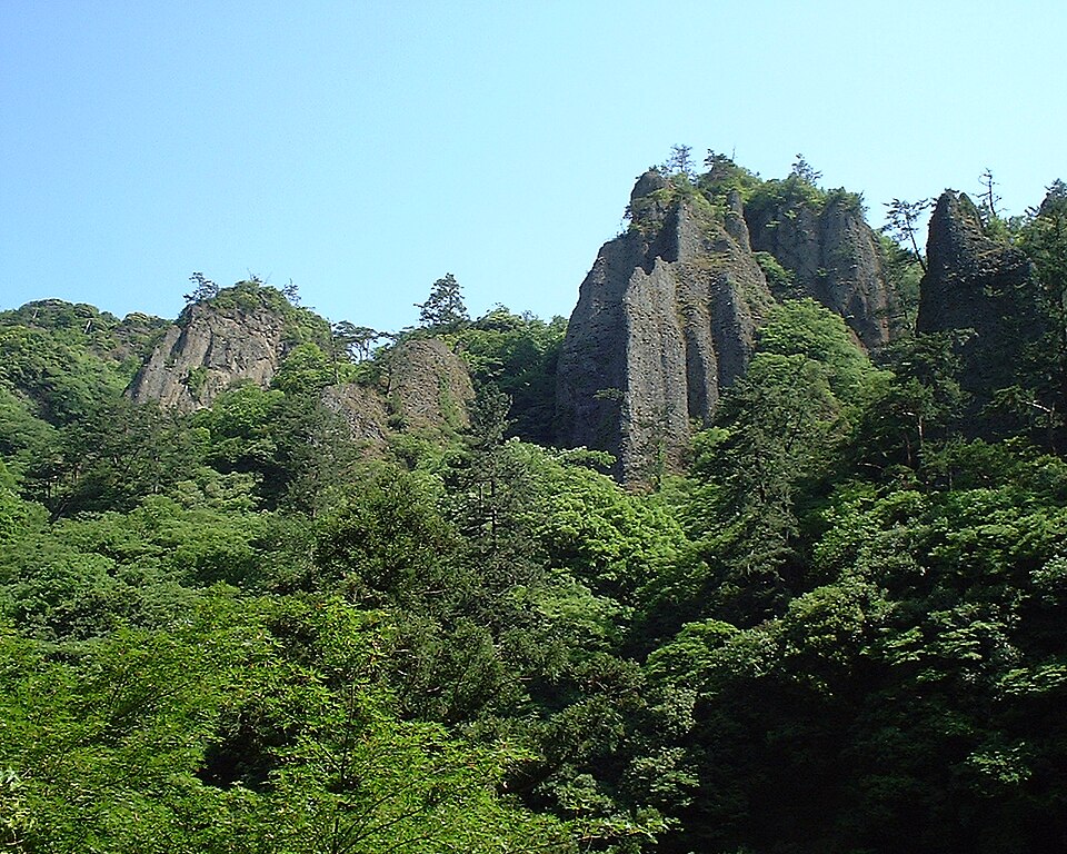 立久恵峡の別アングルを確認できる実写写真 1