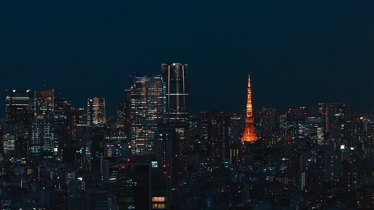 東京タワーの別アングルを確認できる実写写真 1