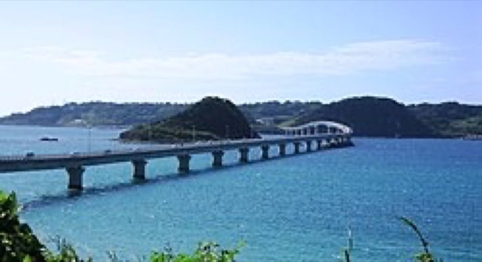 角島大橋の別アングルを確認できる実写写真 1