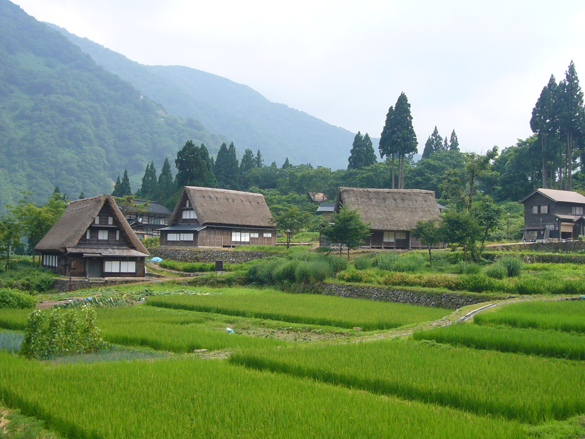 五箇山 相倉合掌造り集落の実写写真。訪問前のイメージ確認用。