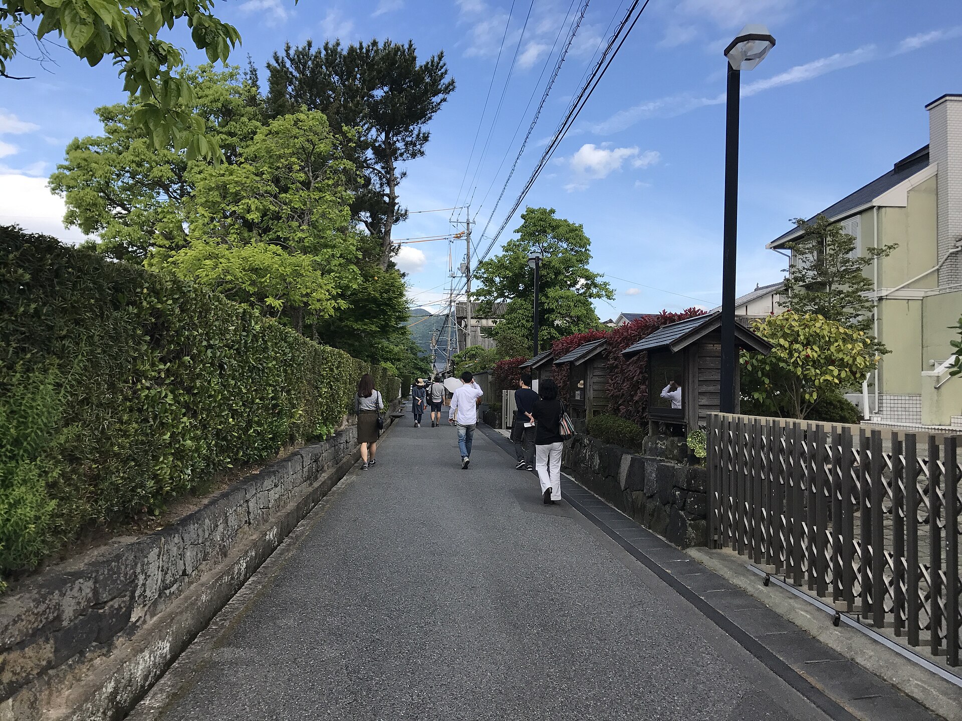 萩城下町の実写写真。訪問前のイメージ確認用。