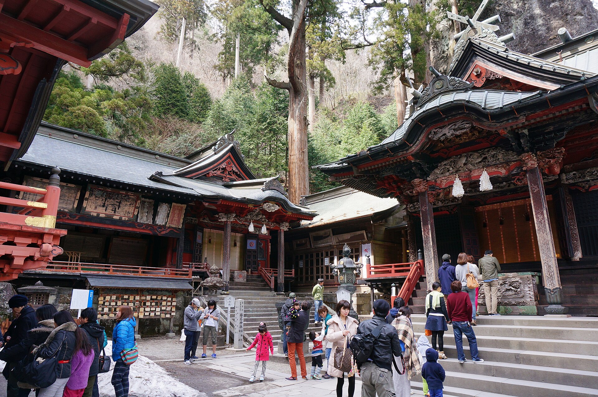 榛名神社の実写写真。訪問前のイメージ確認用。