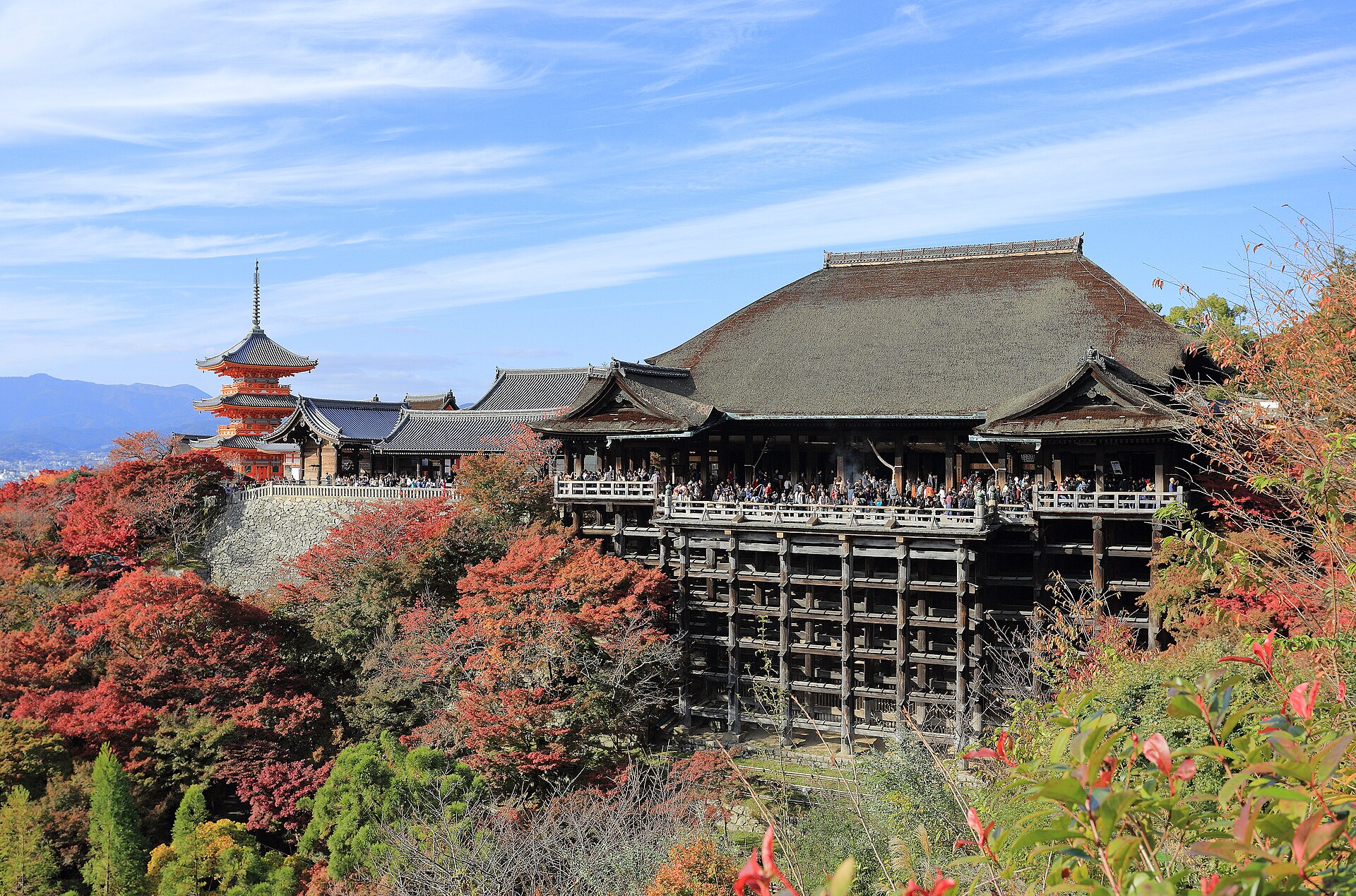 清水寺の実写写真。訪問前のイメージ確認用。