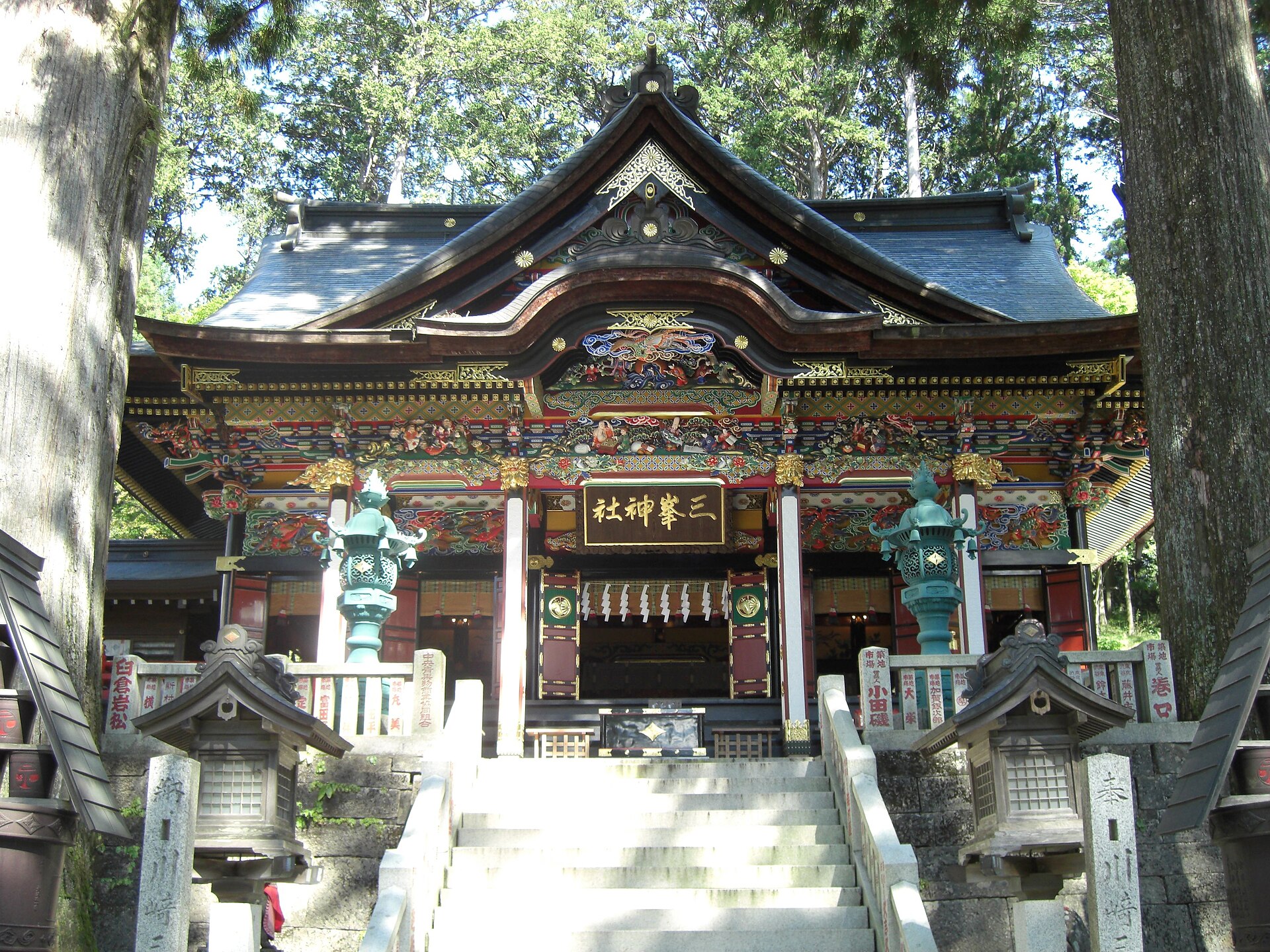 三峯神社の実写写真。訪問前のイメージ確認用。