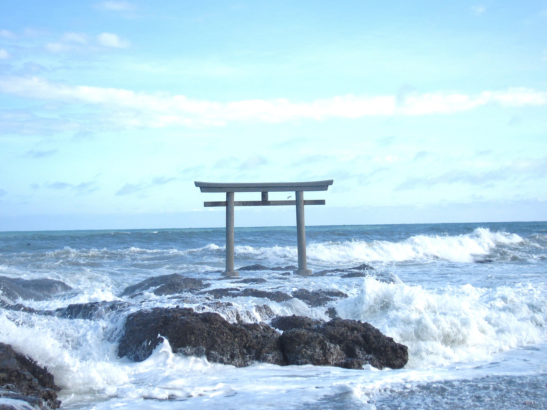 大洗磯前神社の実写写真。訪問前のイメージ確認用。
