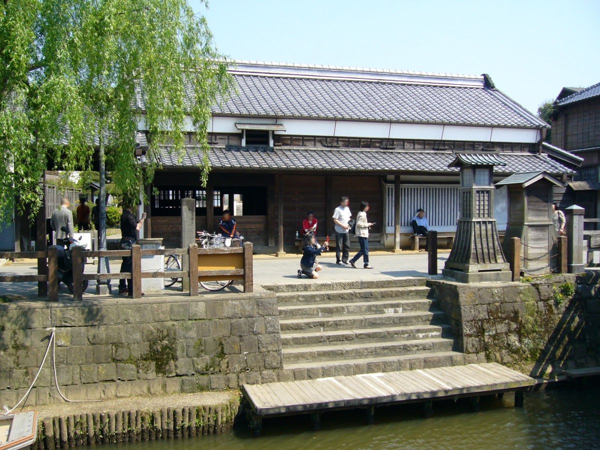 佐原の町並みの実写写真。訪問前のイメージ確認用。