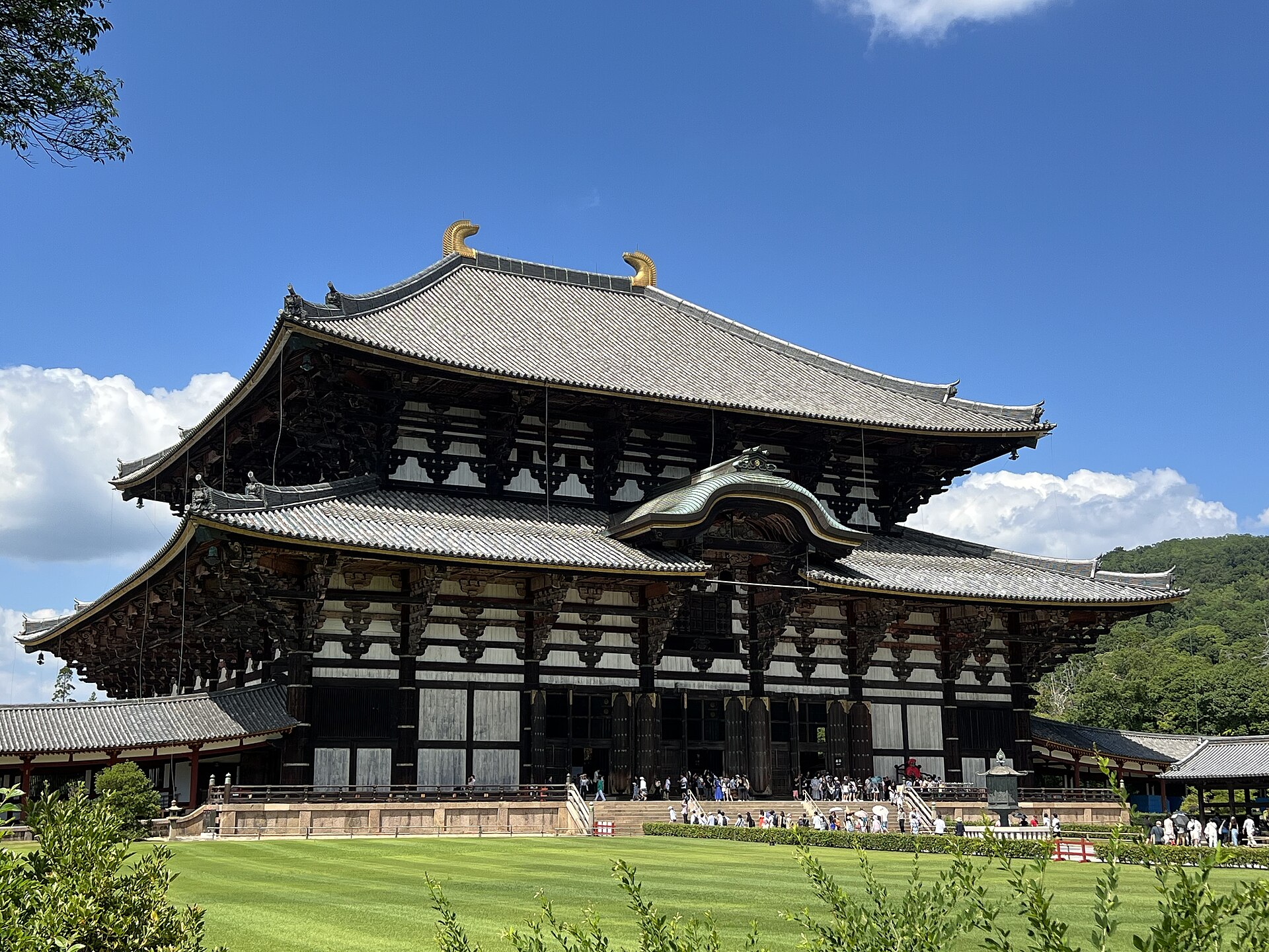 東大寺の実写写真。訪問前のイメージ確認用。